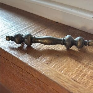 Antique brass cabinet handles